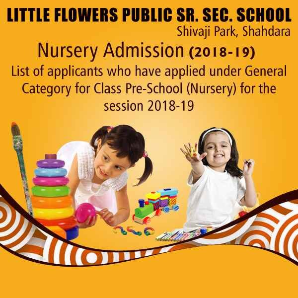 nursery admission open